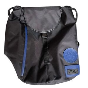 Versace Black and Blue Men's Backpack/Rucksack, new without tags